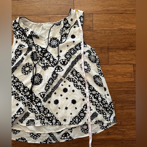 Anthropologie Giuliana Silk Blouse Size 12 - Picture 5 of 9